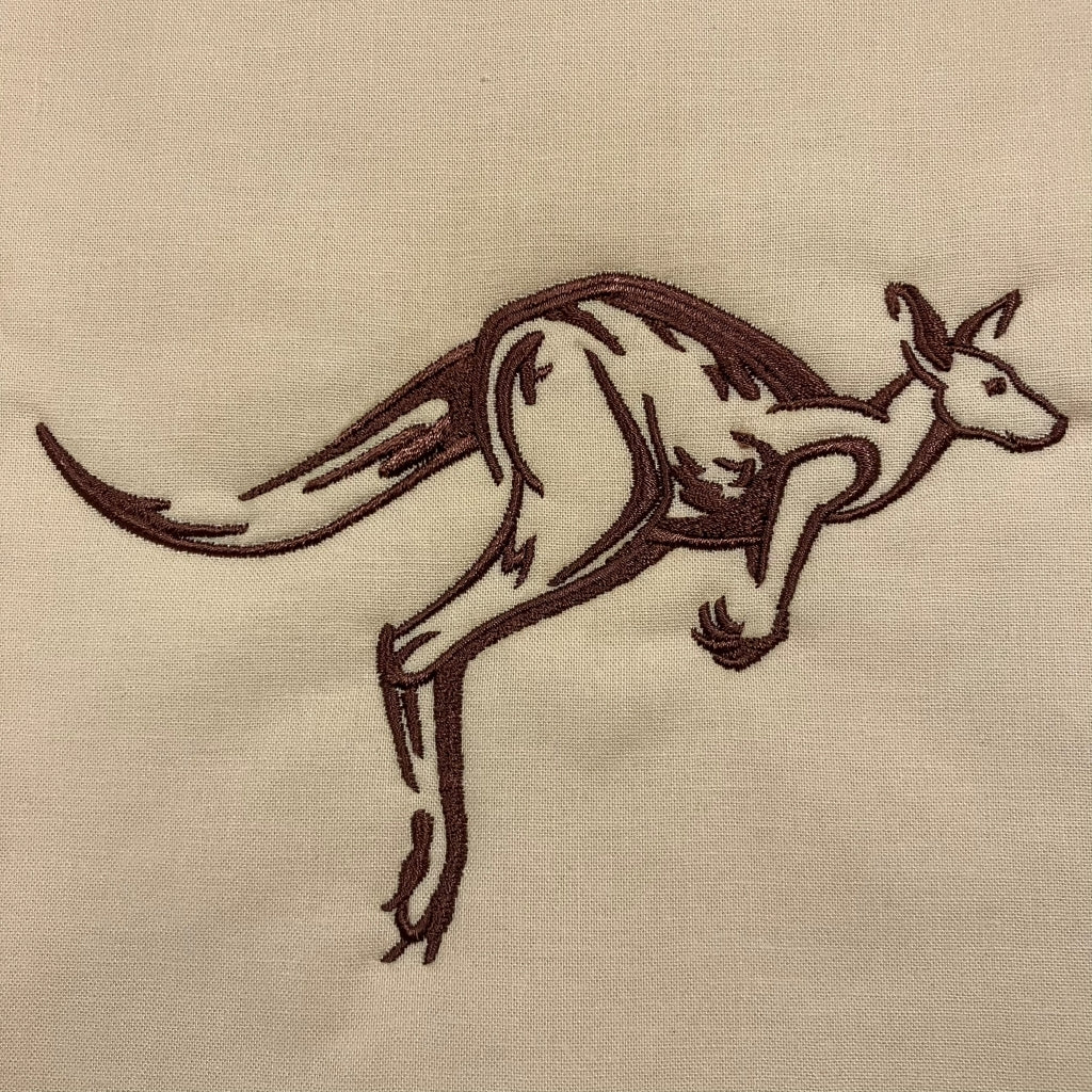 handmade Australian native quilted - kangaroo