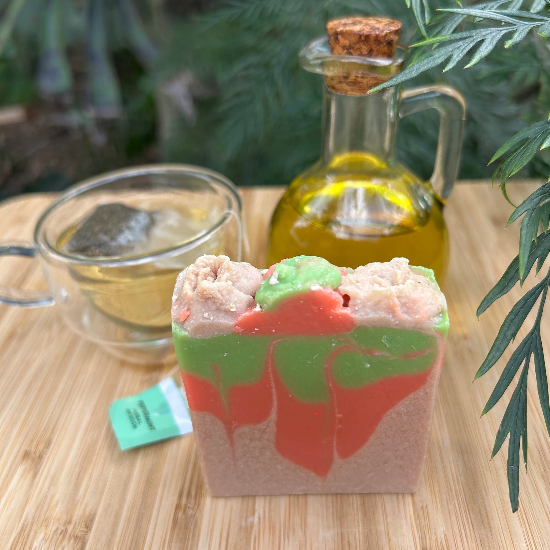 Handmade Peppermint Tea Christmas Soap | Natural Oils | Festive Gift | Australia