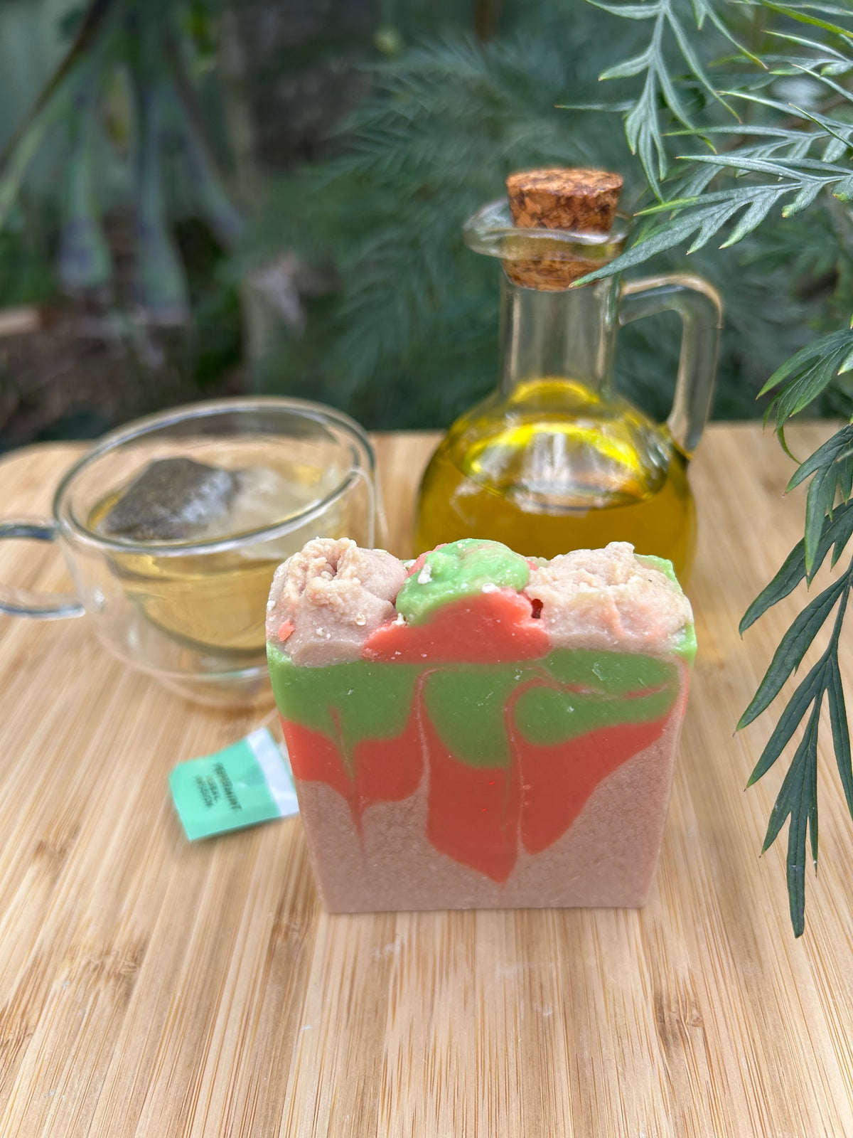 Handmade Peppermint Tea Christmas Soap | Natural Oils | Festive Gift | Australia