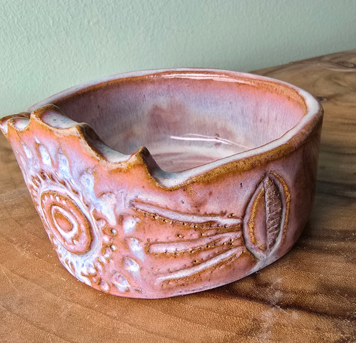 Pretty pink trinket dish