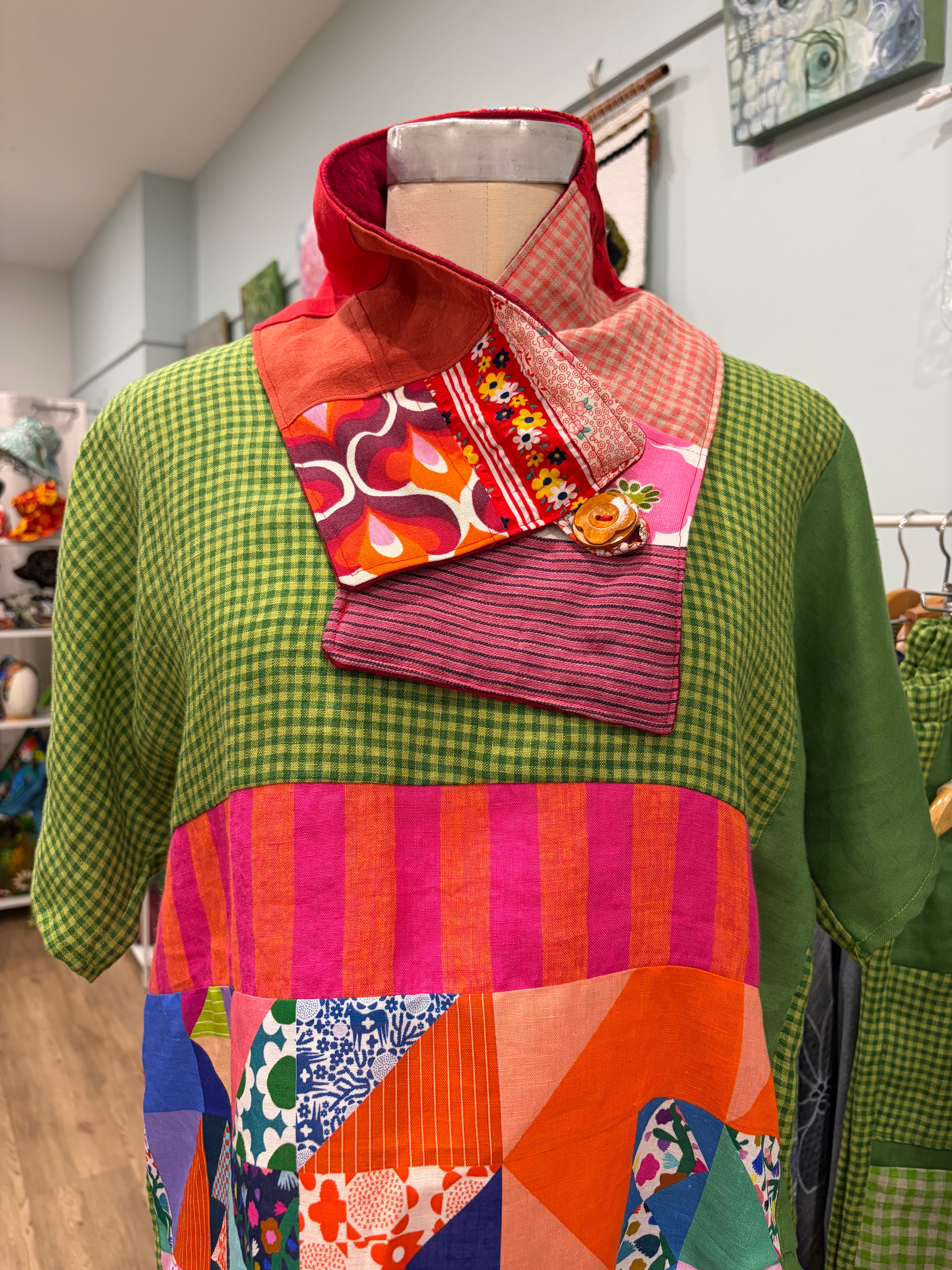 gorgeous red patchwork scarf - violetclothing - free postage