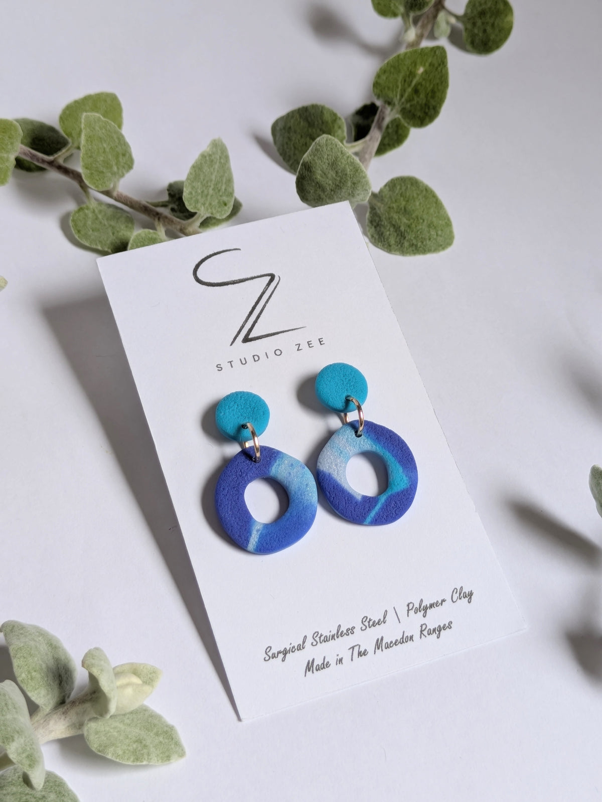 Donut Drop Earrings