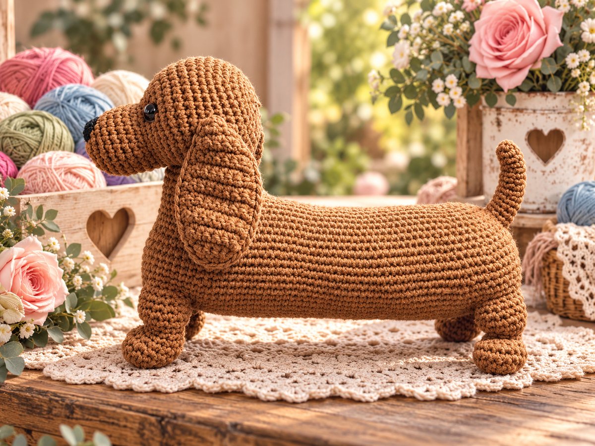 Crochet Dachshund