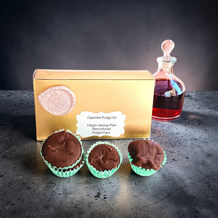 100gm Galway Pipe Port Infused Fudge