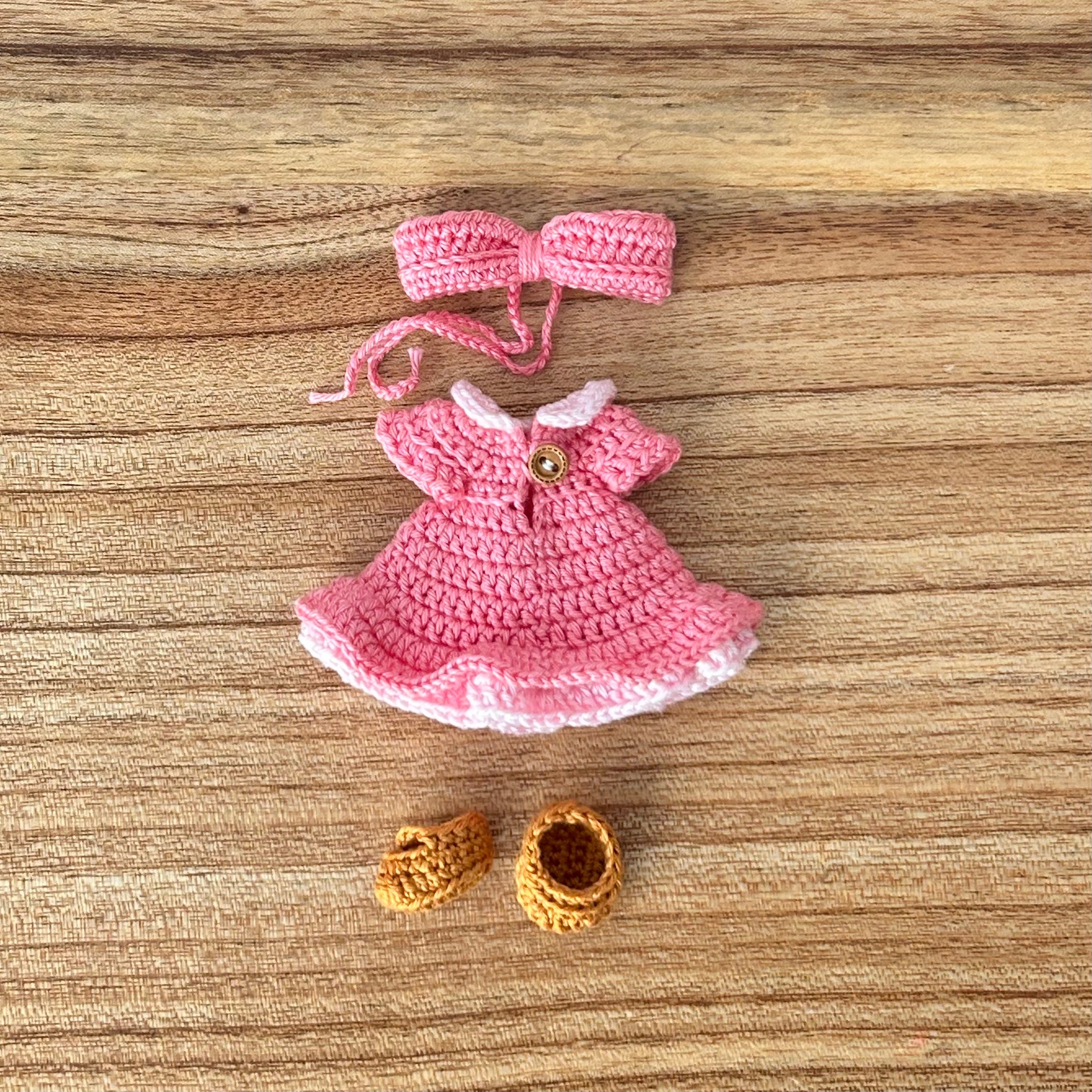 Hazel | Mini Crochet Doll | The Enchanted Meadow Collection | Ready to Ship