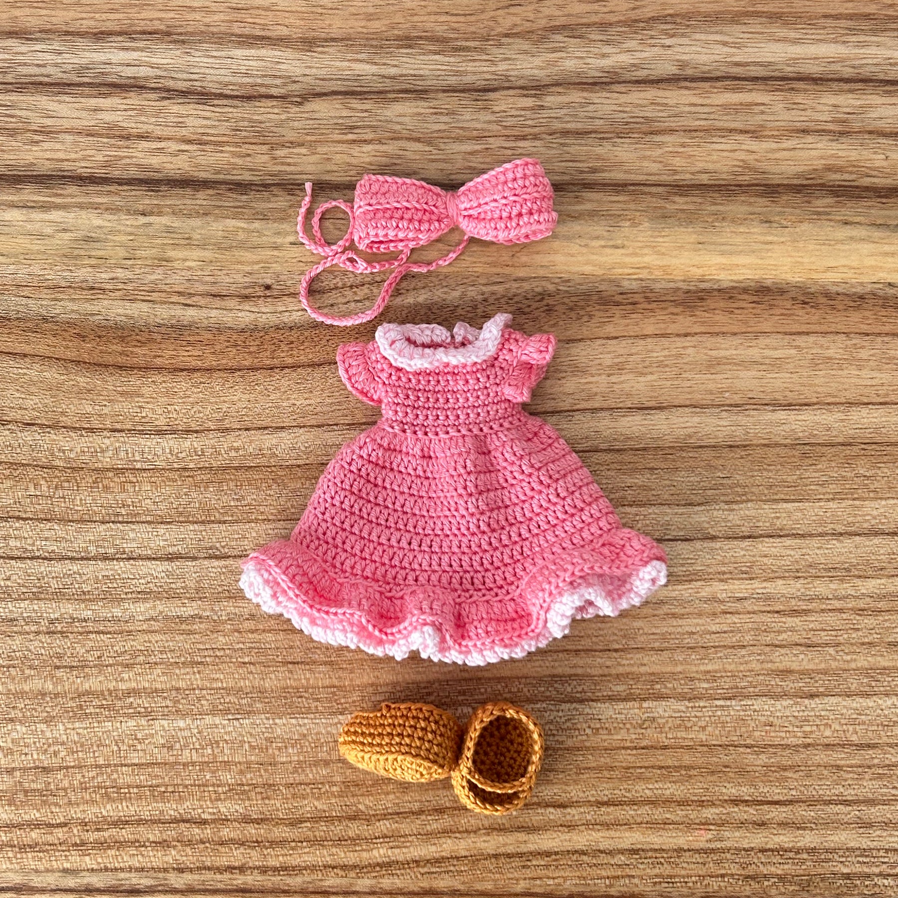 Hazel | Mini Crochet Doll | The Enchanted Meadow Collection | Ready to Ship