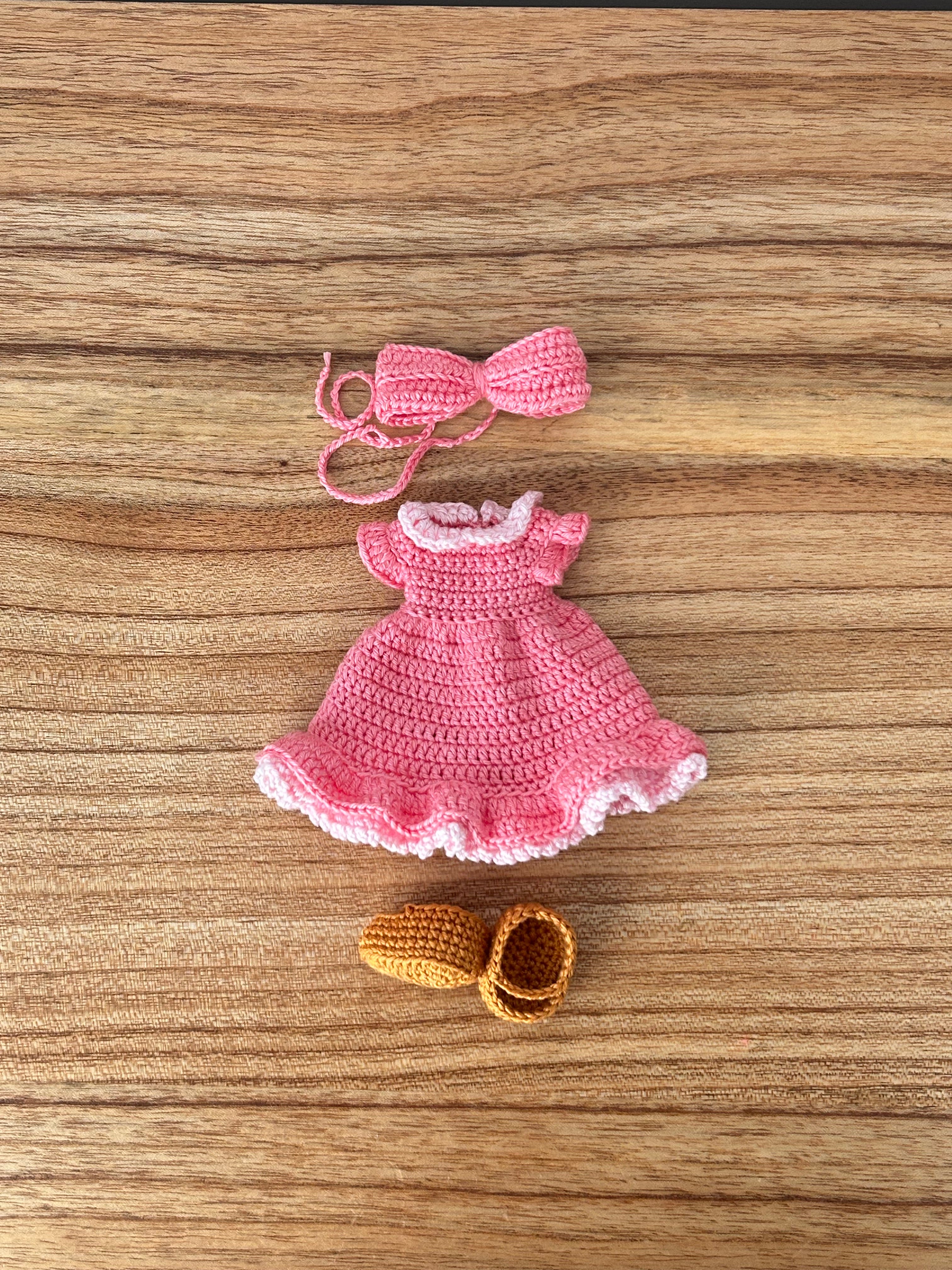 Hazel | Mini Crochet Doll | The Enchanted Meadow Collection | Ready to Ship