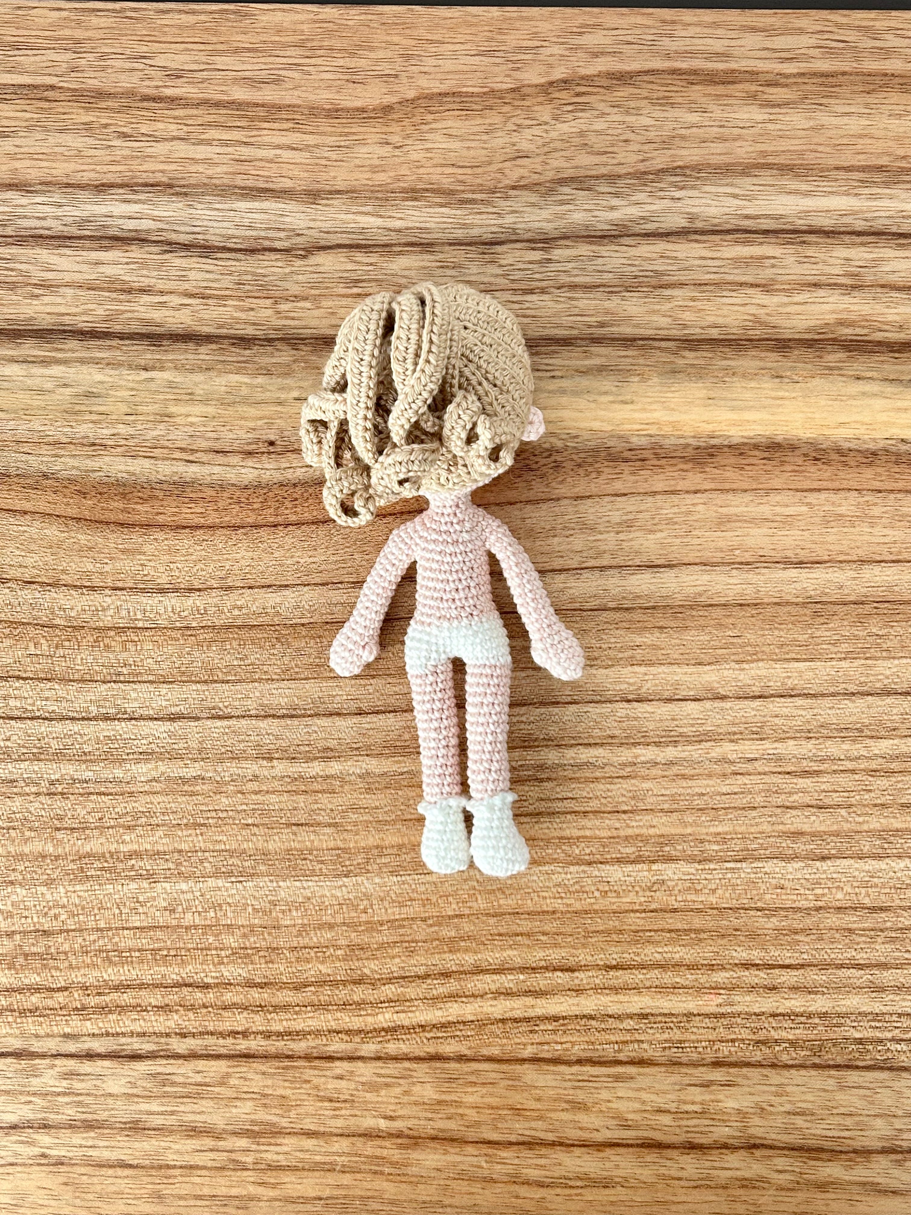 Hazel | Mini Crochet Doll | The Enchanted Meadow Collection | Ready to Ship