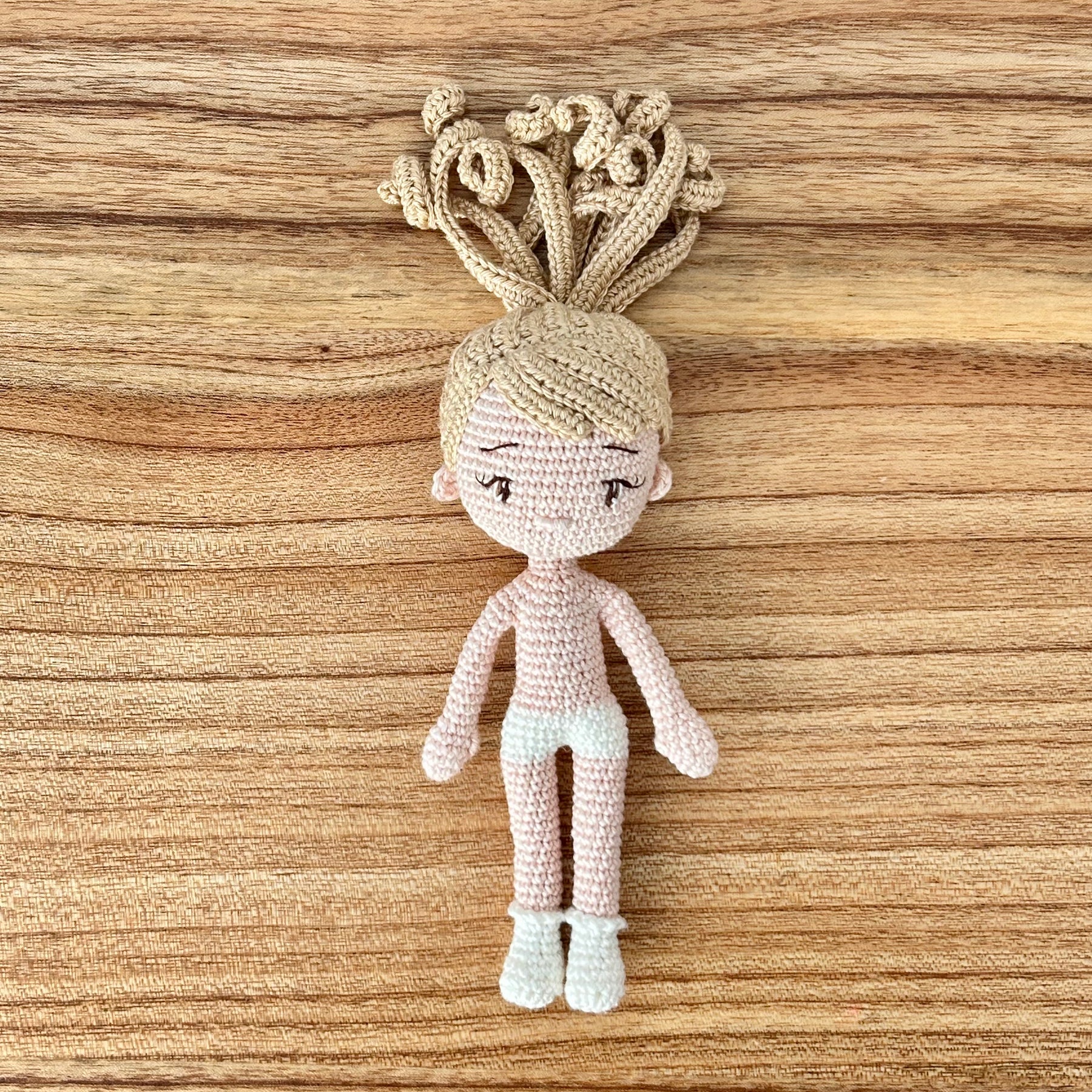 Hazel | Mini Crochet Doll | The Enchanted Meadow Collection | Ready to Ship