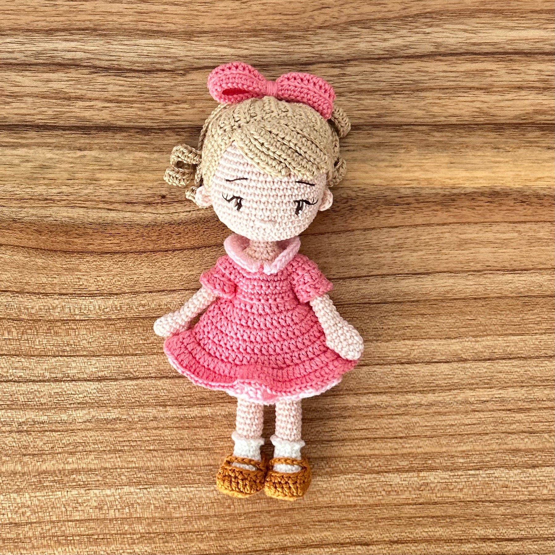 Hazel | Mini Crochet Doll | The Enchanted Meadow Collection | Ready to Ship