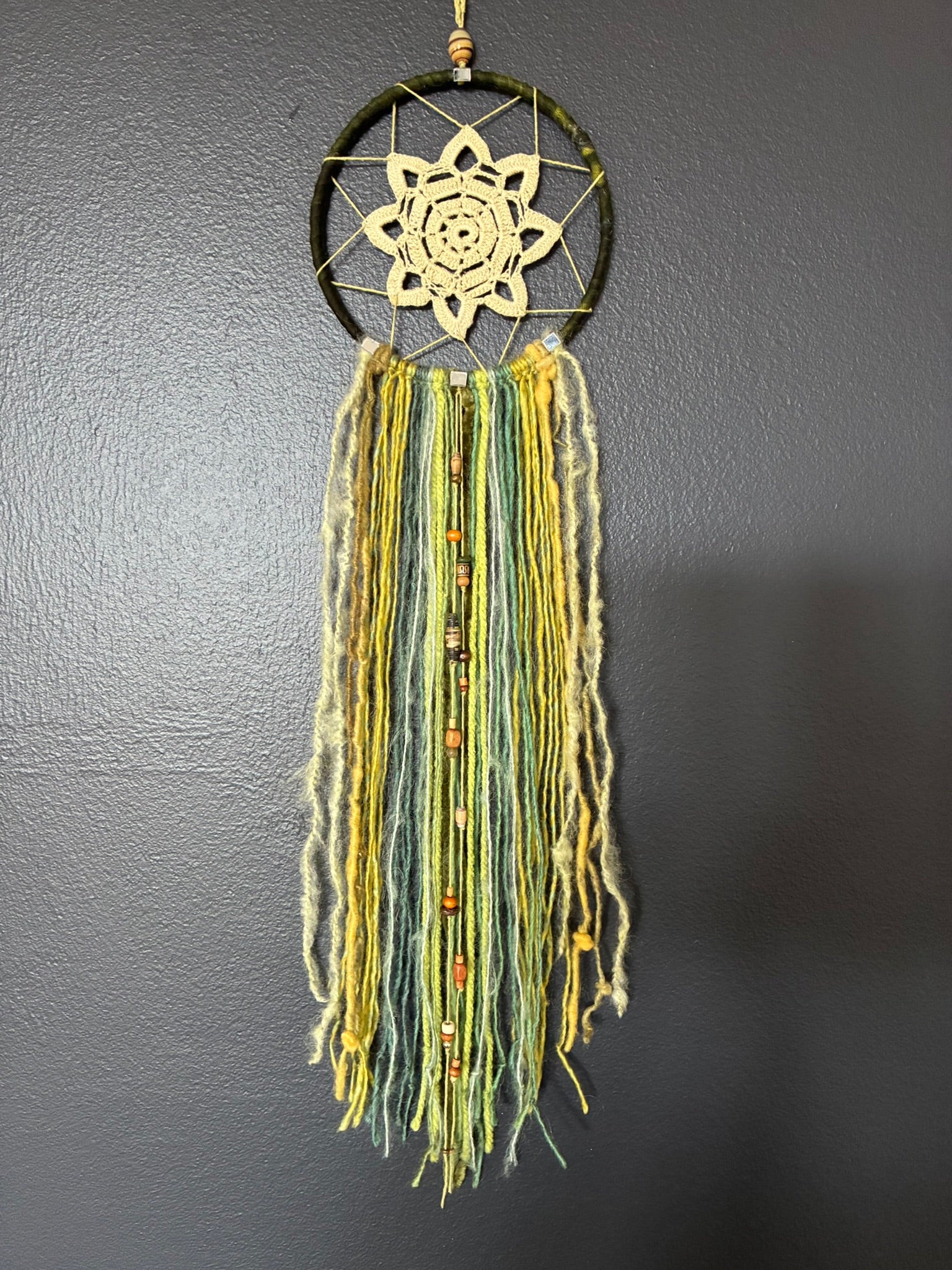 Dream Catcher - "Green Doily"