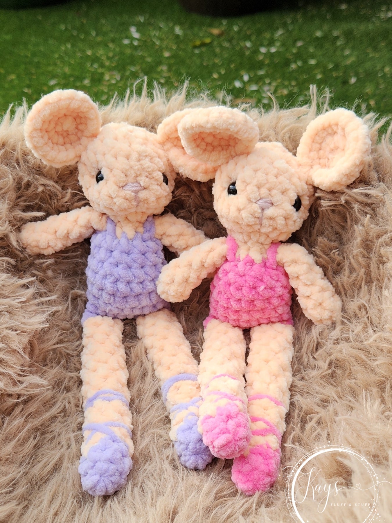 Handmade Plush Mouse with removable Tutu