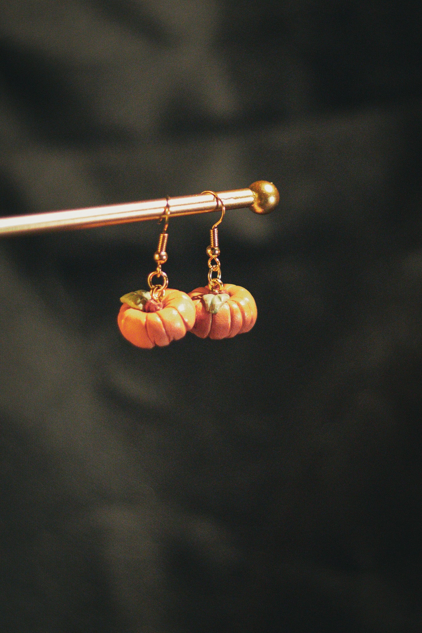 Pumpkin Earrings