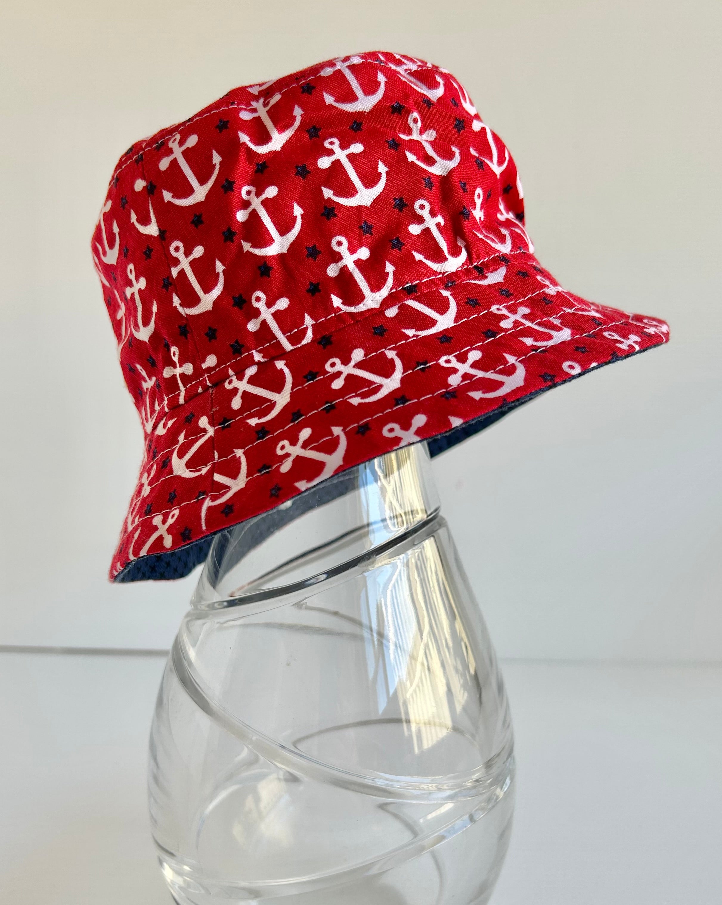 Ready to post- Baby size hats (boyish prints)- reduced price