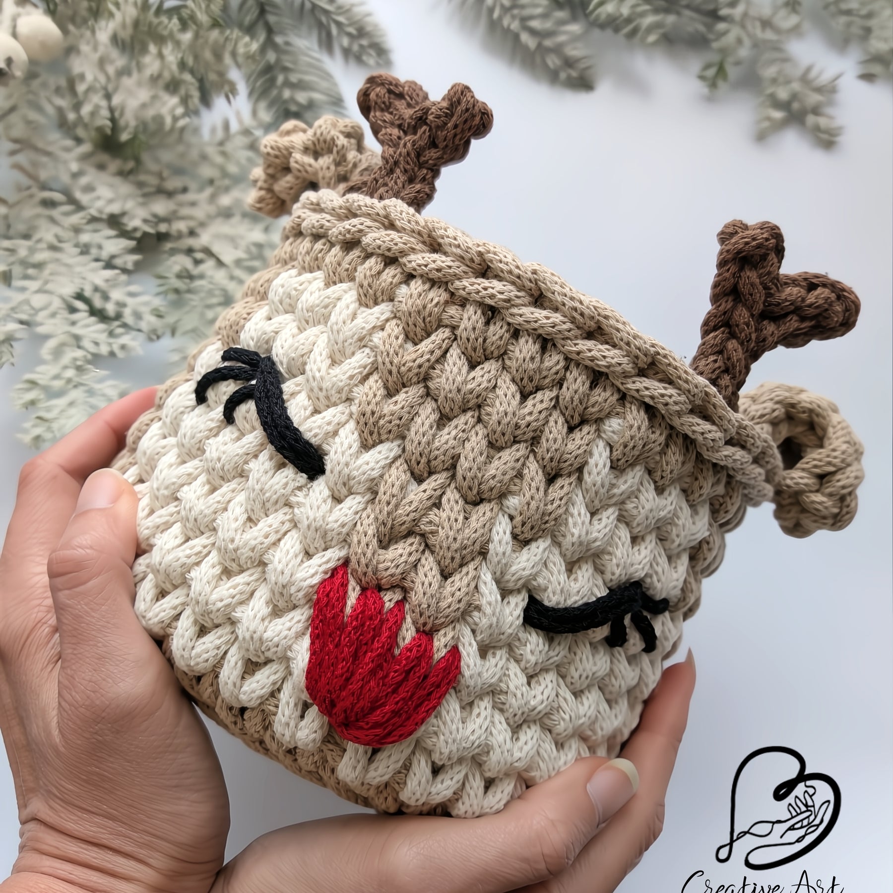 Rudolph the Reindeer basket