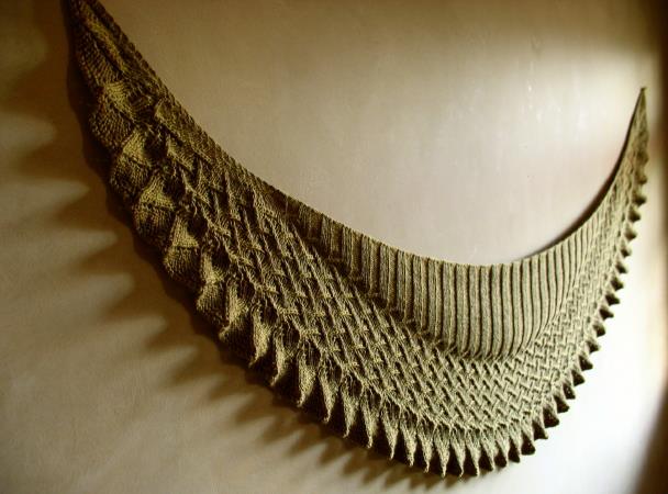 Lin-Lin Shawl PDF pattern for knitters, Knitting pattern