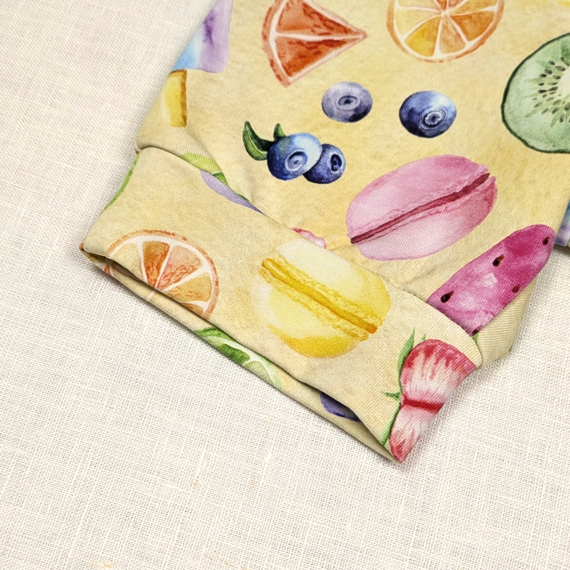 Handmade Shorts for active kids | Summer Fruits Collection | sizes 1-5