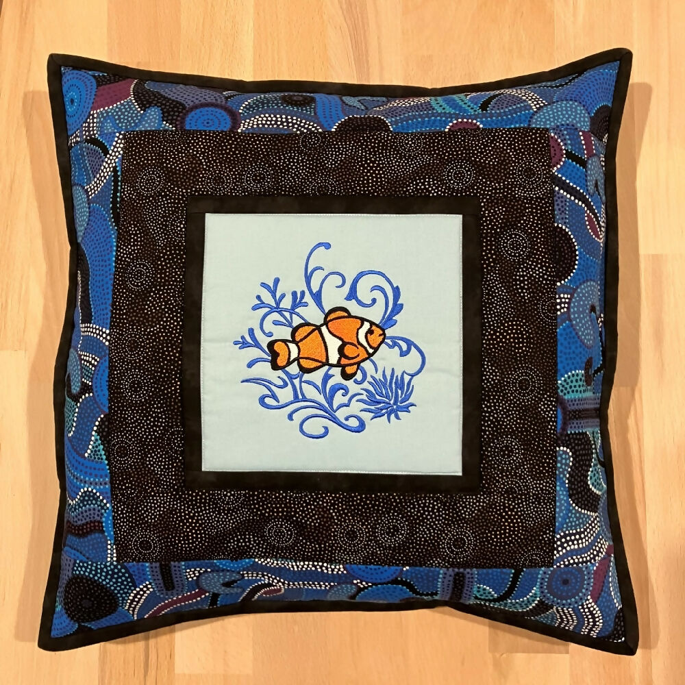 cushion-cover-handmade-australia-clownfish
