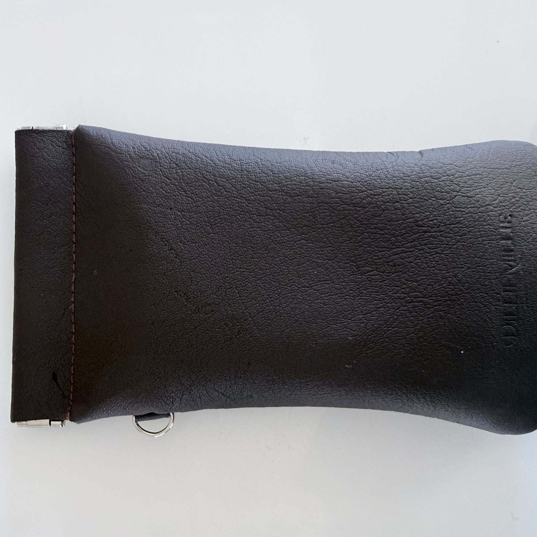 Leather glasses case