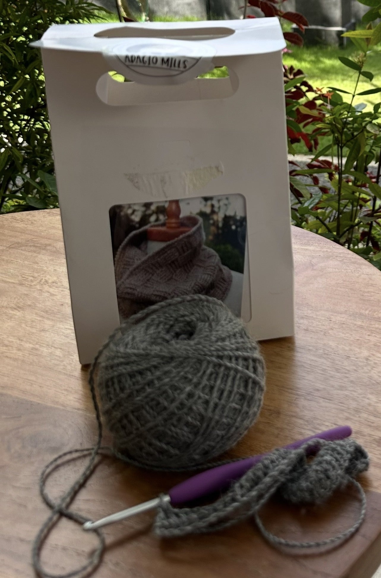 Cosy Crocheted Australian Alpaca Cowl/Neck Warmer