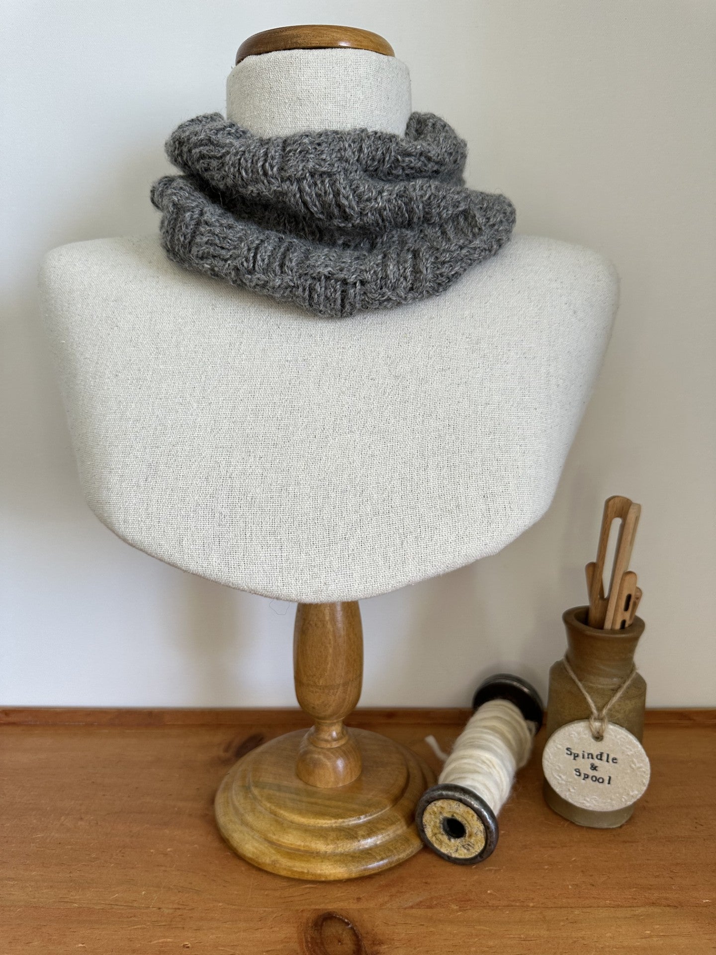 Cosy Crocheted Australian Alpaca Cowl/Neck Warmer