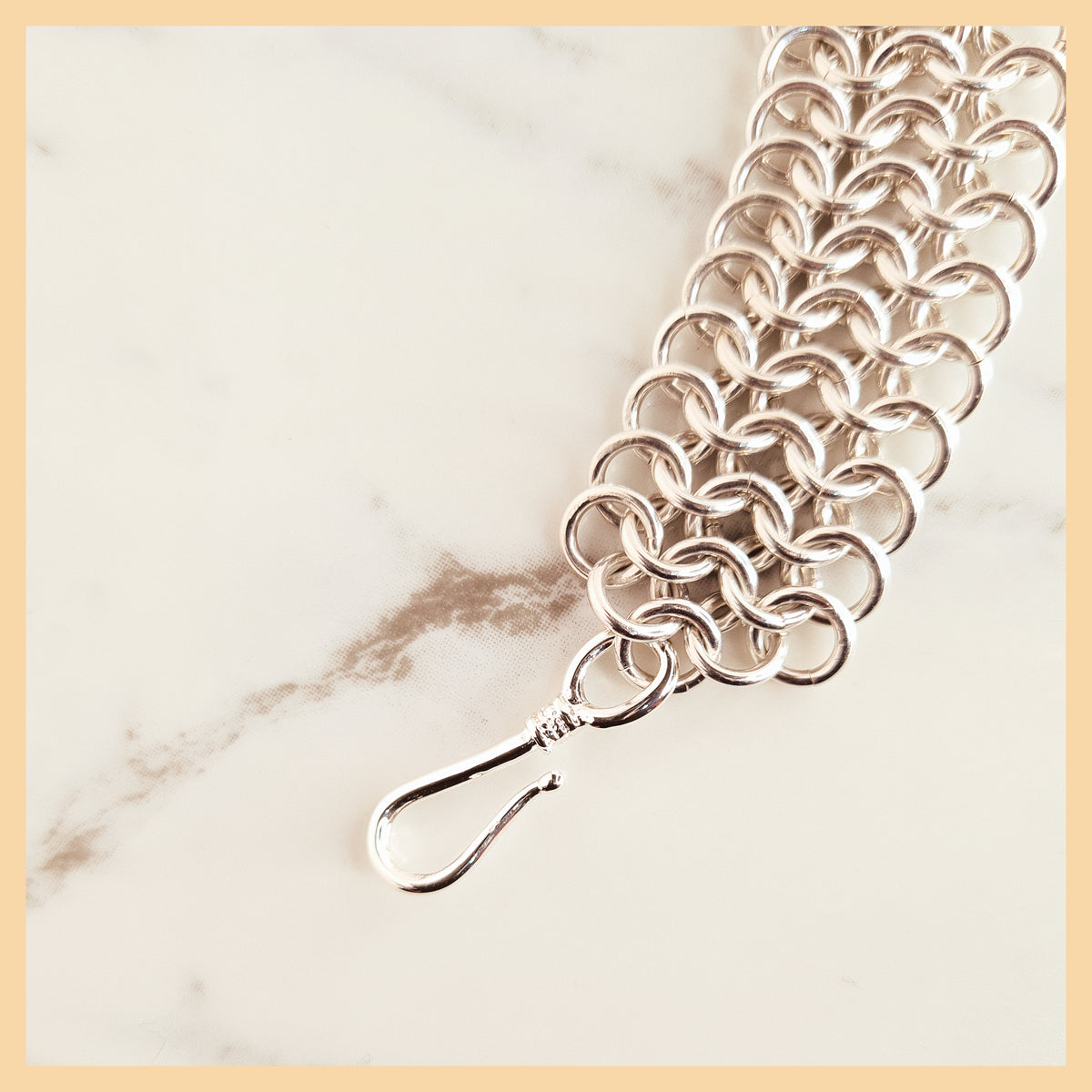 Chainmaille European 4 in 1 Weave Bracelet