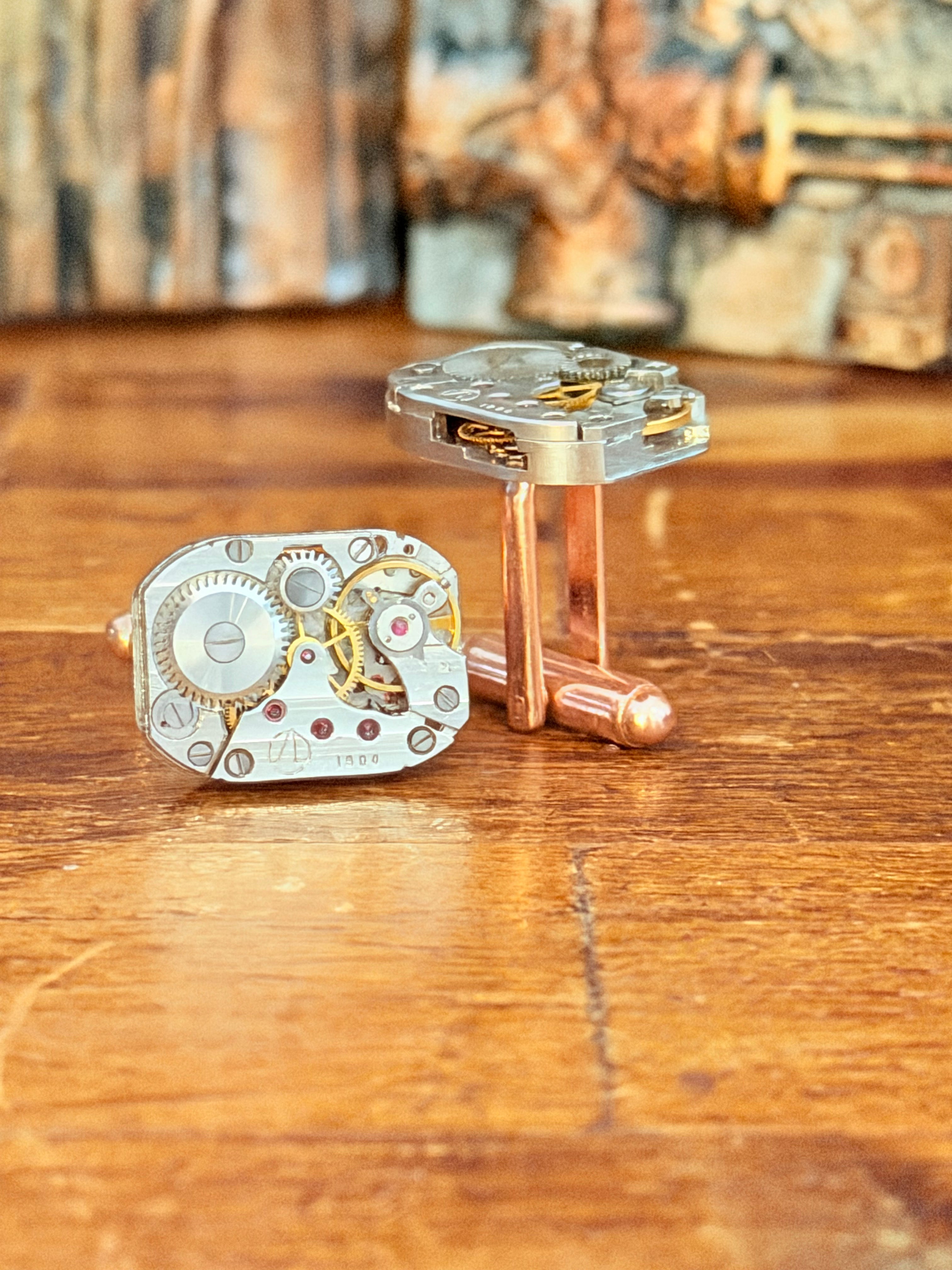 Steampunk Watch Movement Cufflinks