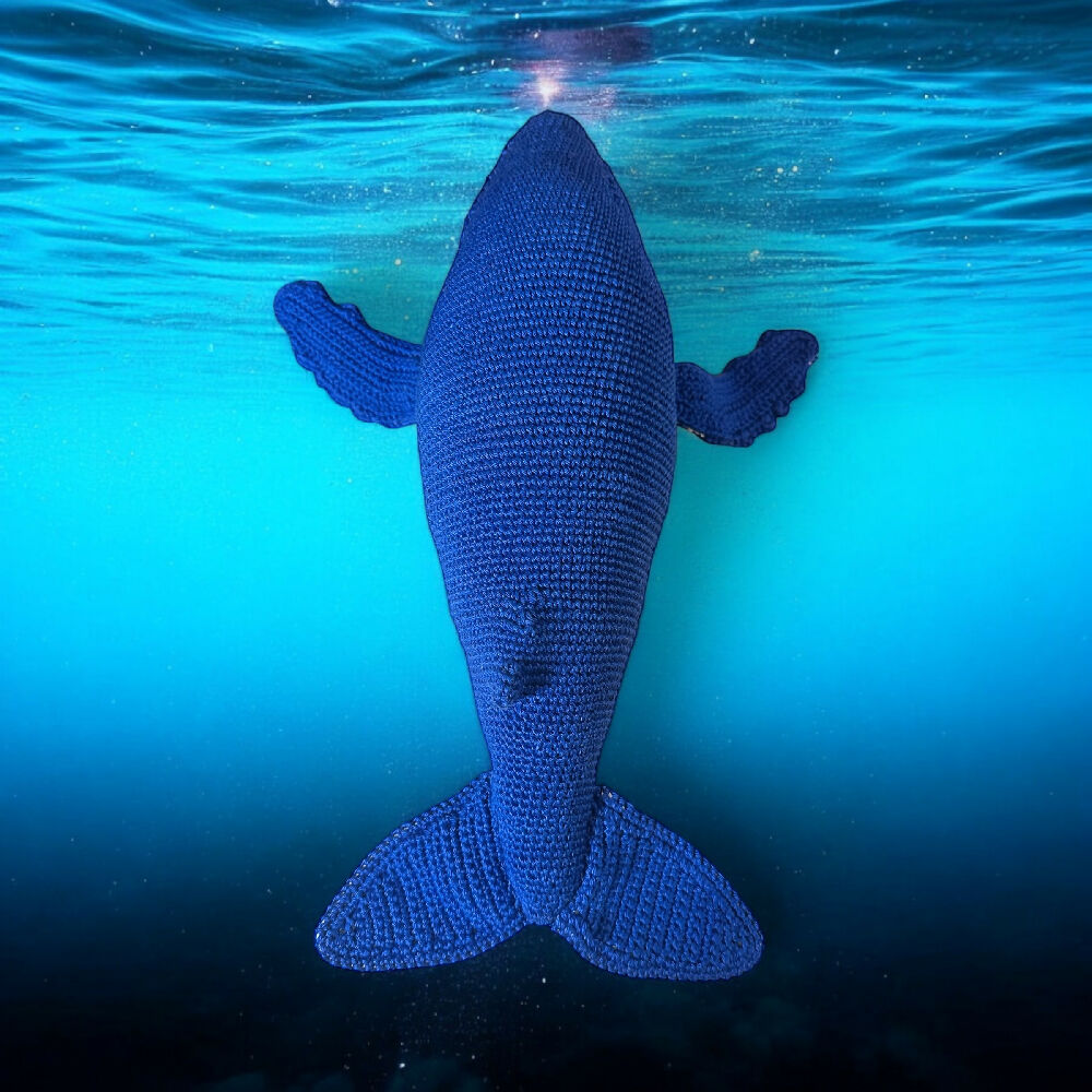 Handmade Crochet Whale