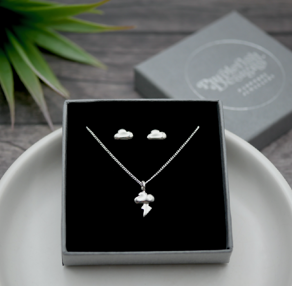 Stormy Weather Gift Set - Handmade Sterling Silver Jewellery