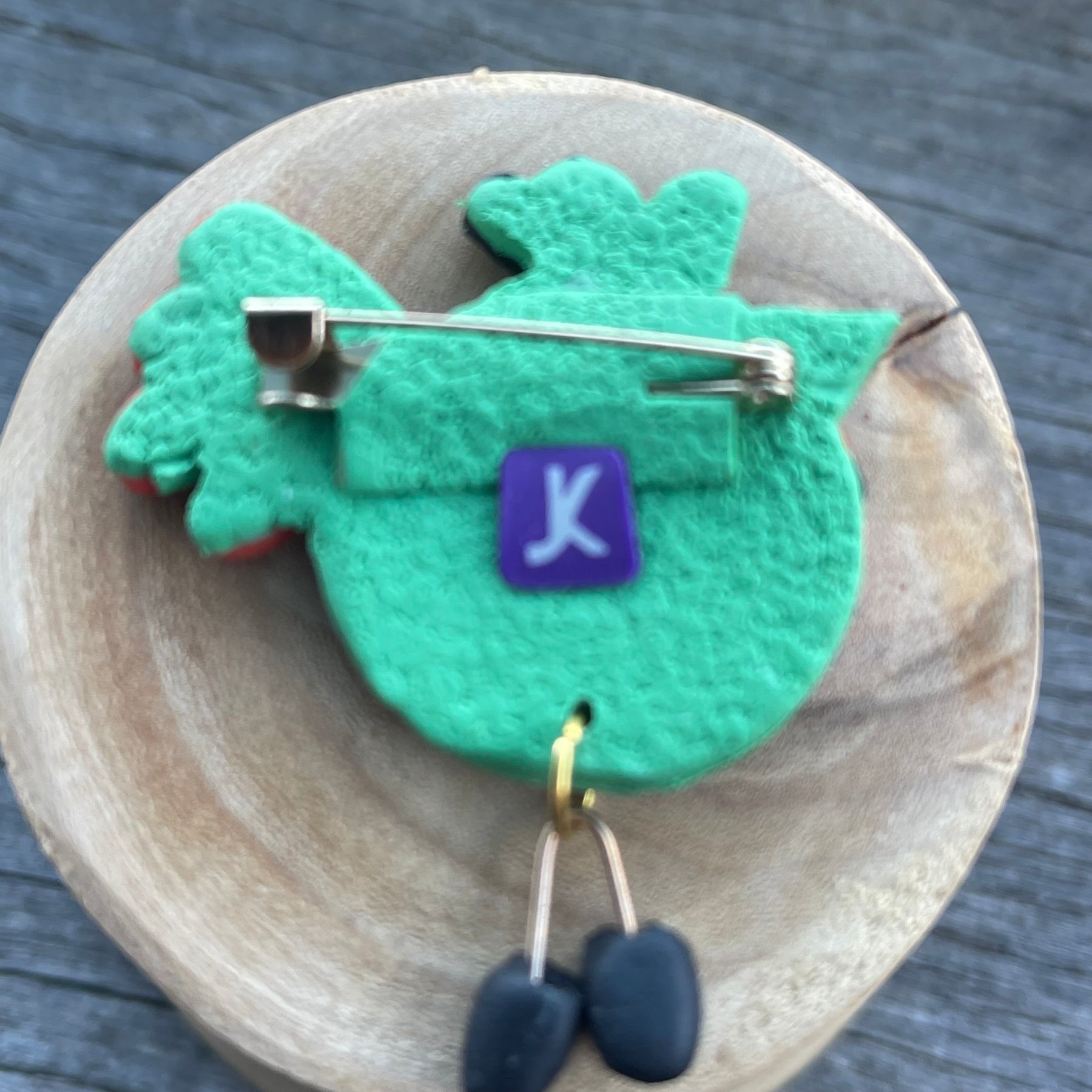 Chicken Brooch
