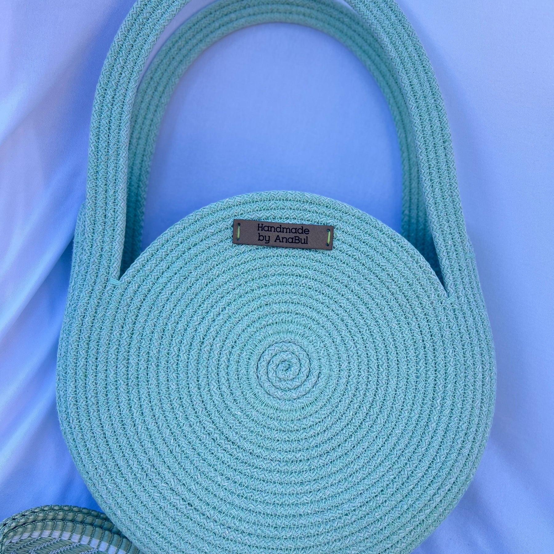 Mint Round Crossbody Bag