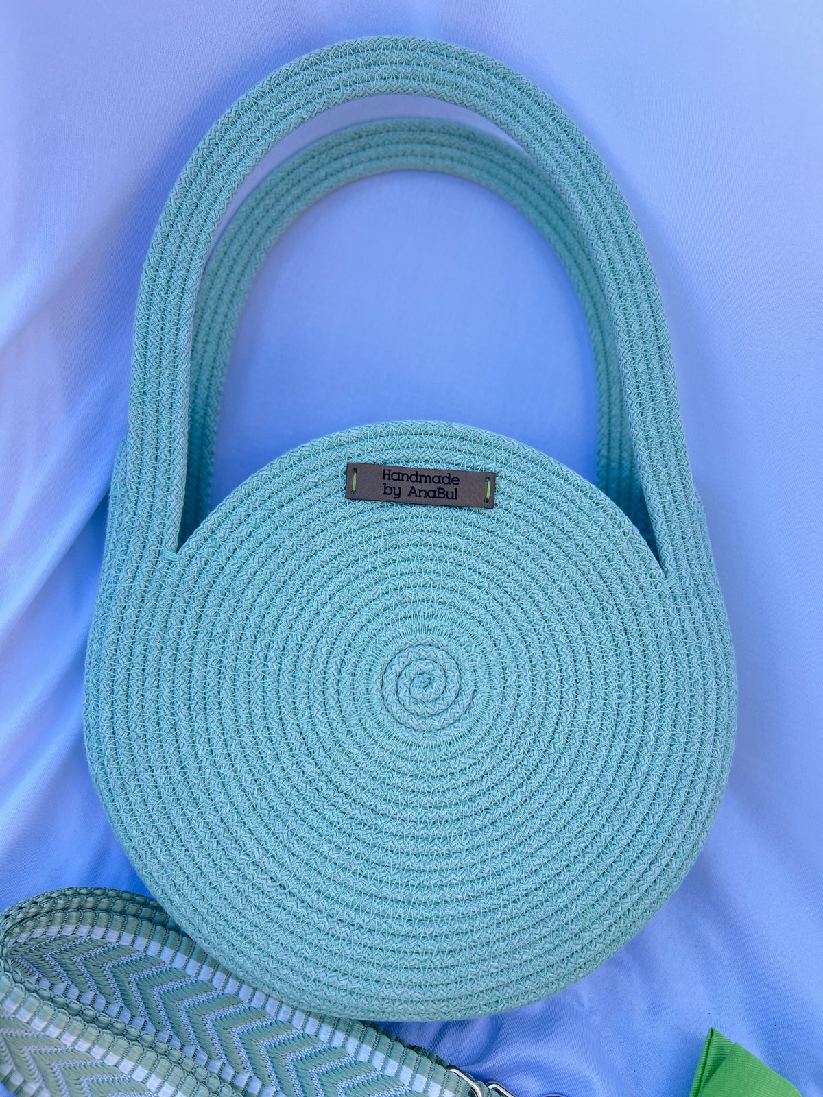 Mint Round Crossbody Bag