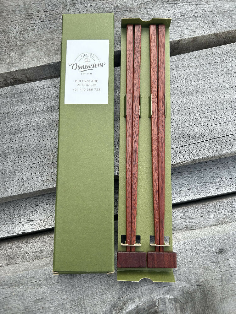 Handmade Chopsticks set of 2 pairs | Choice of Timbers