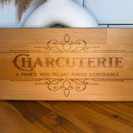 Laser - Engraved Timber Cheese Boards
