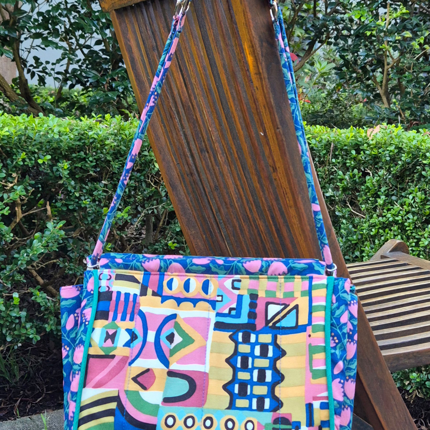 Large Knitting Project Bag – Convertible Tote