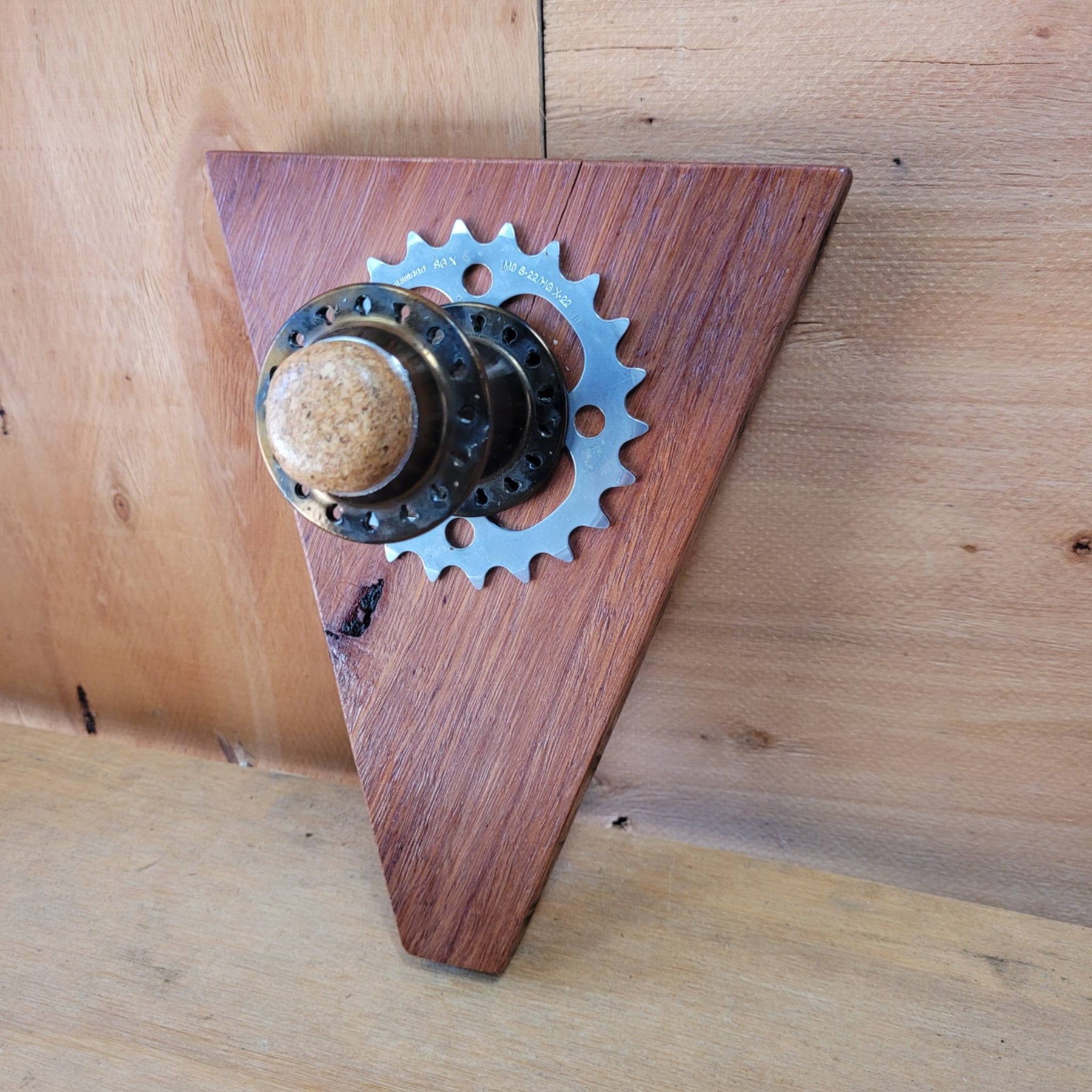 bicycle single wheel hub helmet hat coat hanger