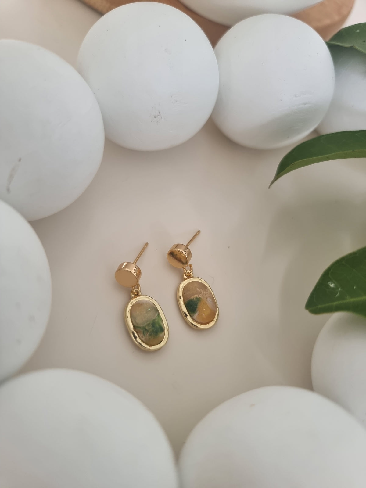 Sage Marble Ovals