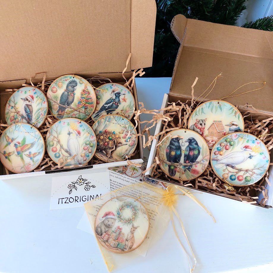 Unique Australian Animal Christmas Decorations, create your set