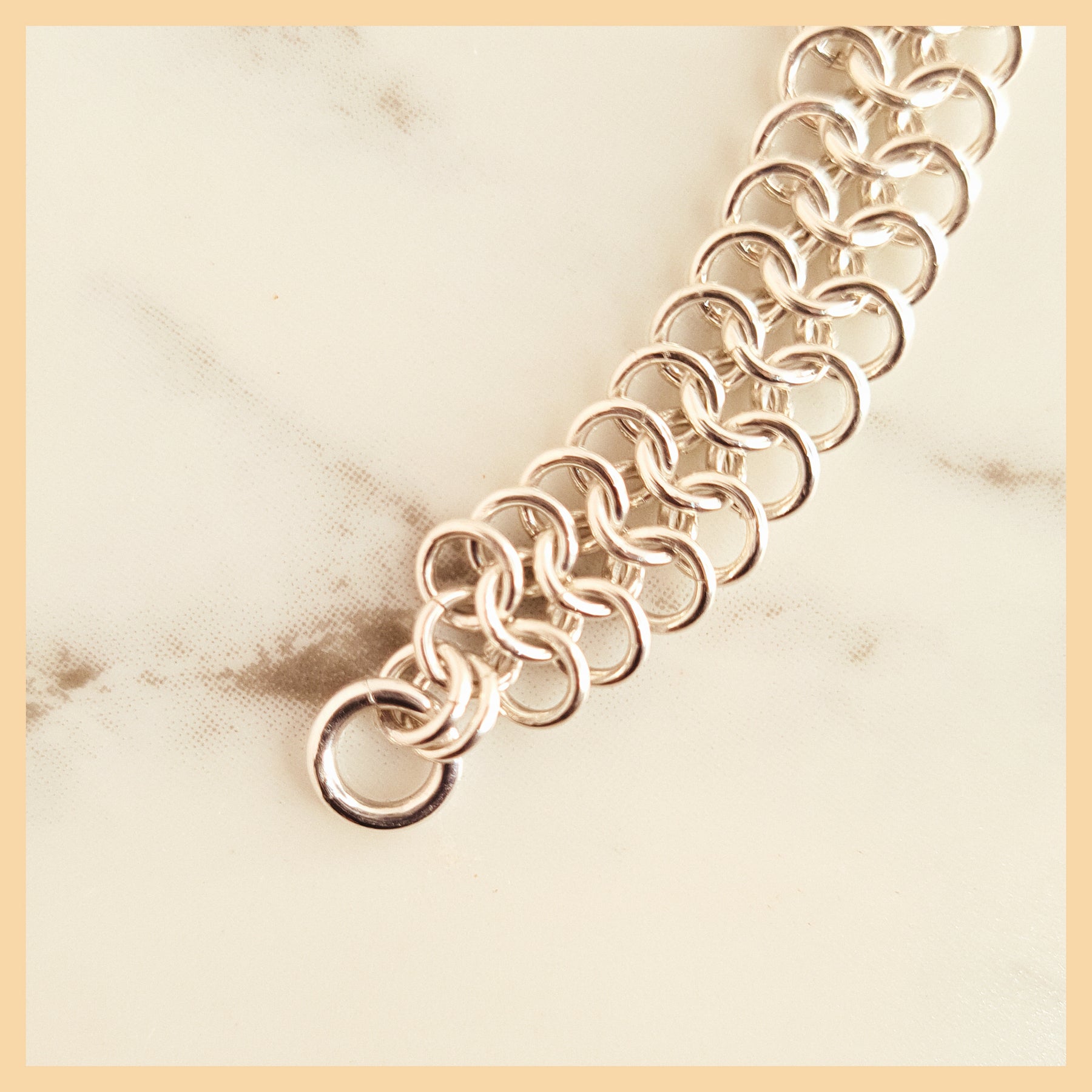 Chainmaille European 4 in 1 Weave Bracelet