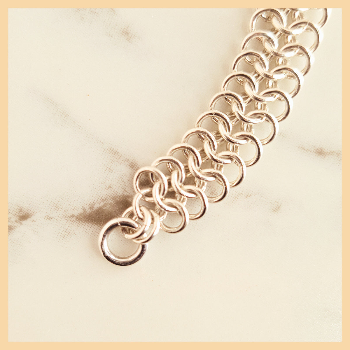 Chainmaille European 4 in 1 Weave Bracelet