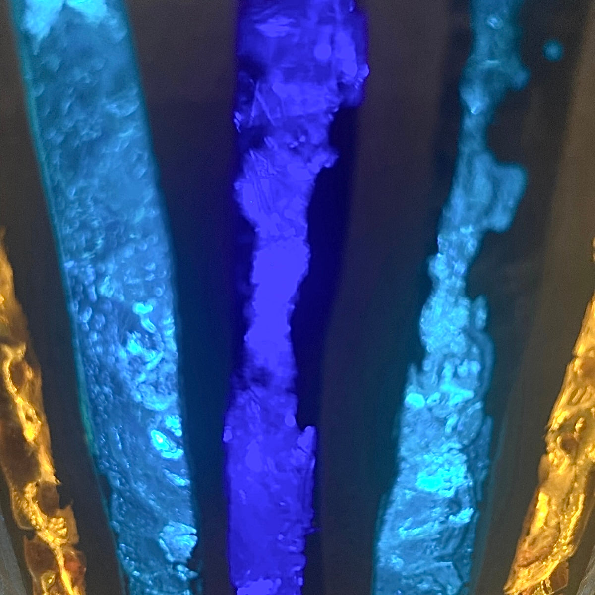 Mini Hand-Cut Glass Illumination Art #3