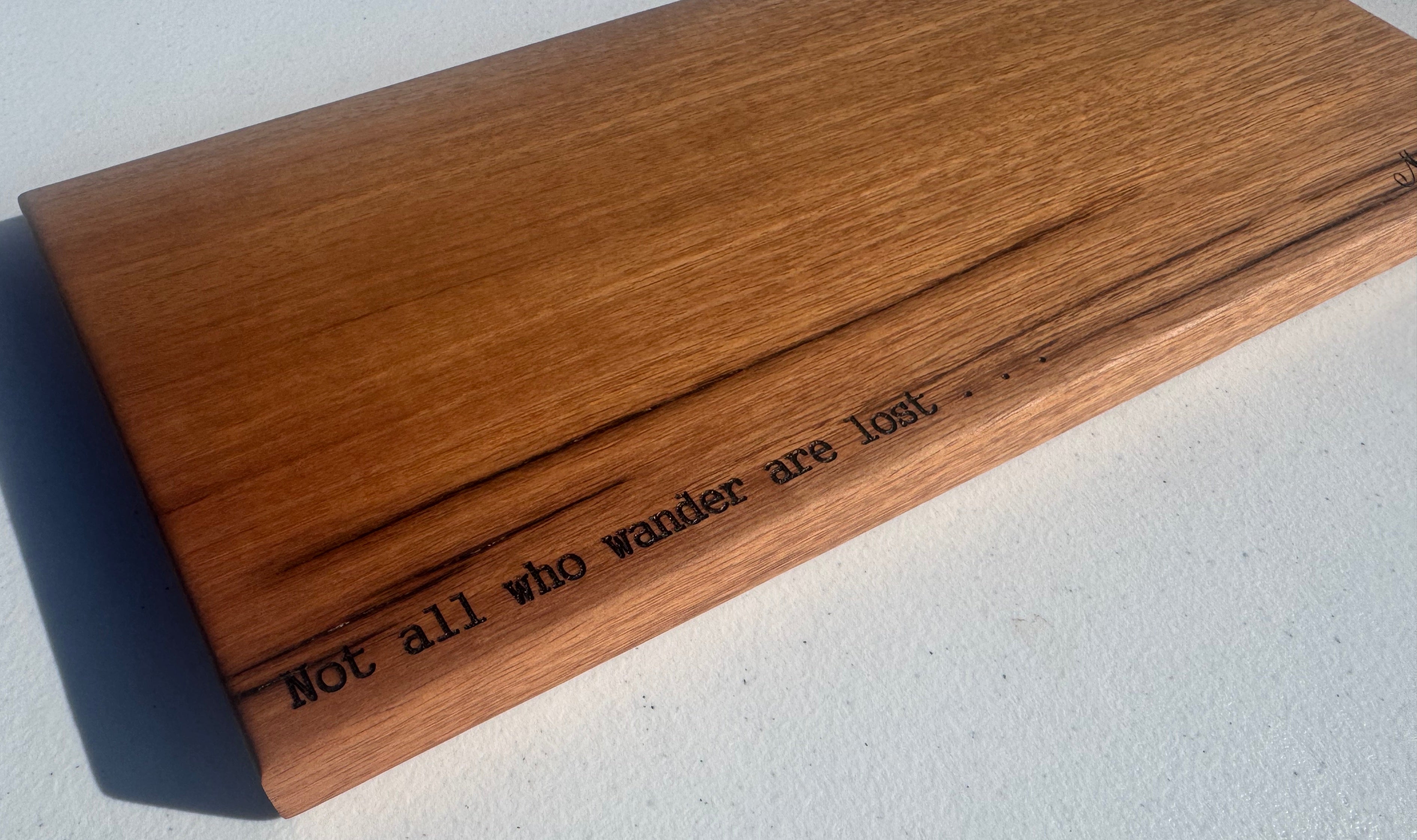 Spotted Gum Cutting Board - Travel Size