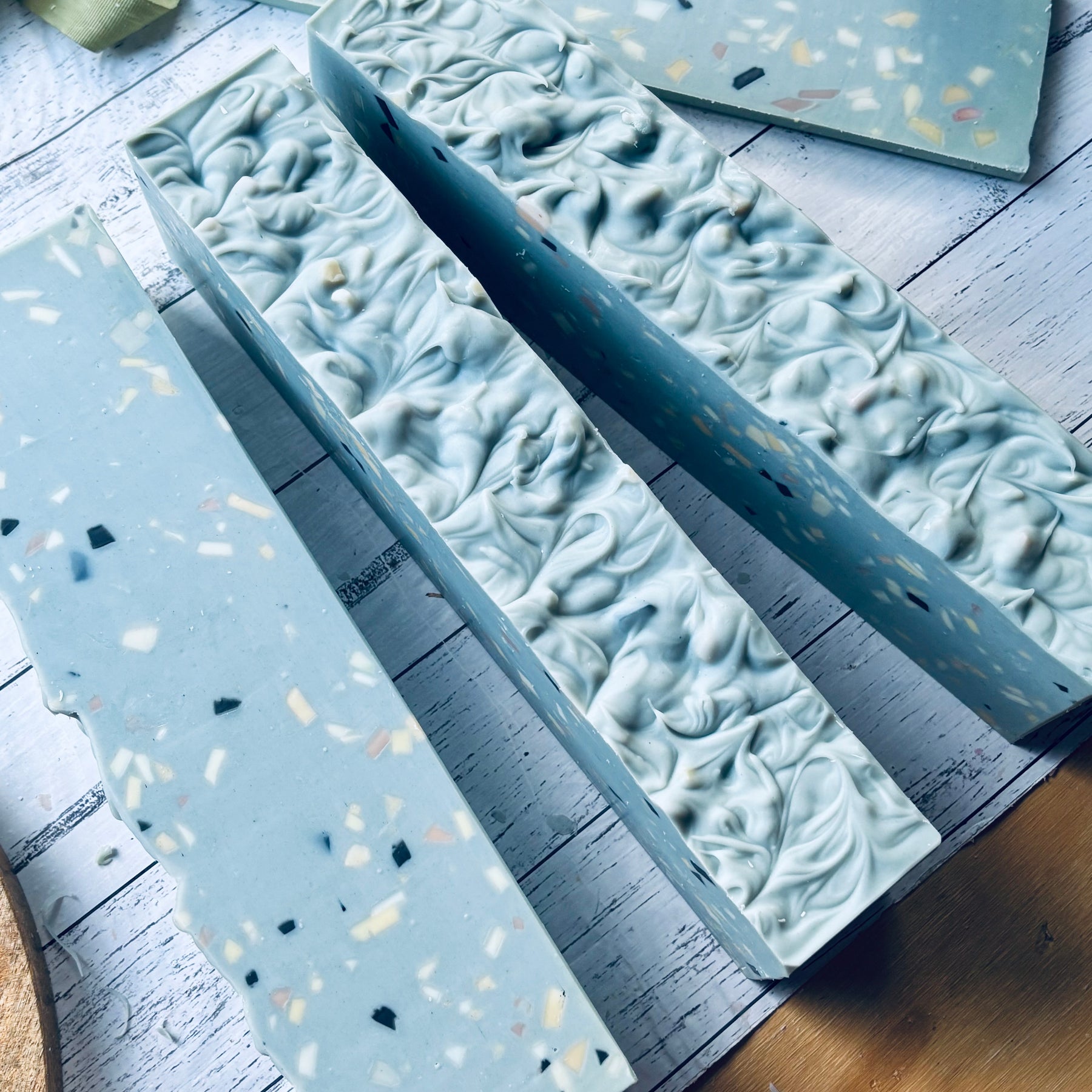 Handcrafted Natural Soap | Terrazzo Blue