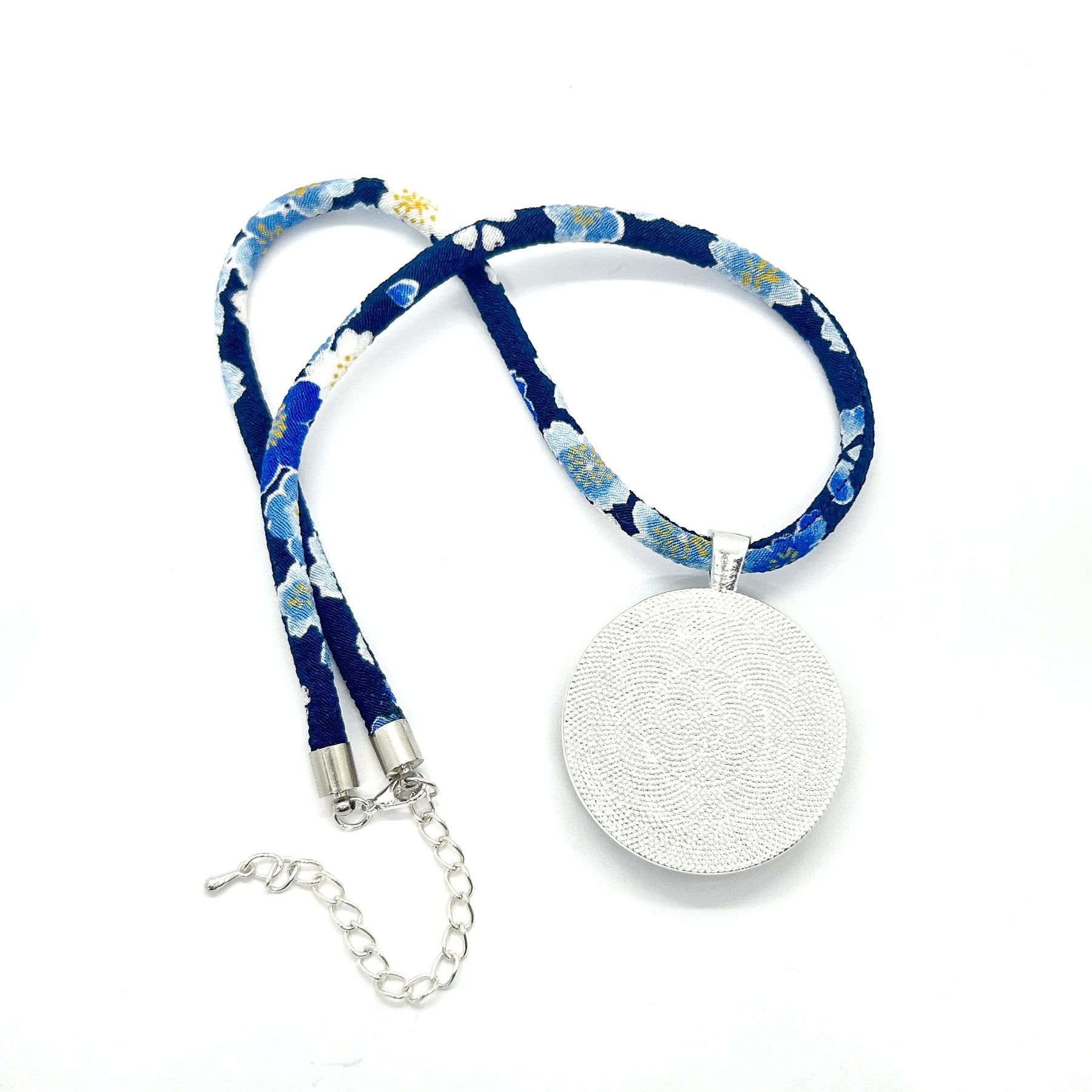 Kimono Pendant Necklace - Cool Blues