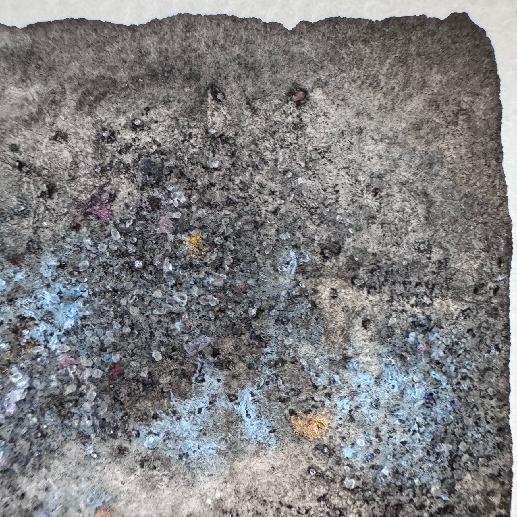 ACEO Original Abstract Watercolour - Where The Light Endured