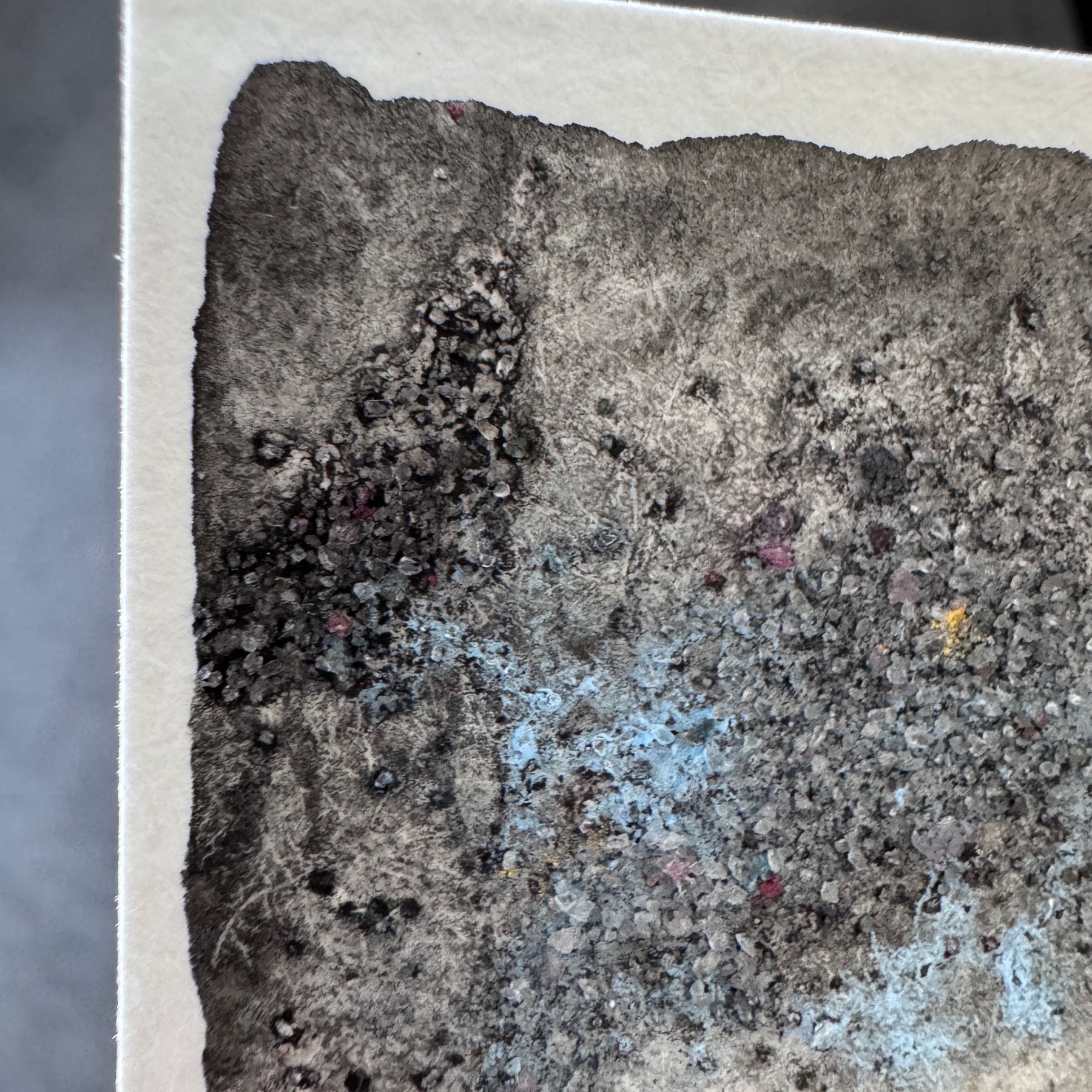 ACEO Original Abstract Watercolour - Where The Light Endured