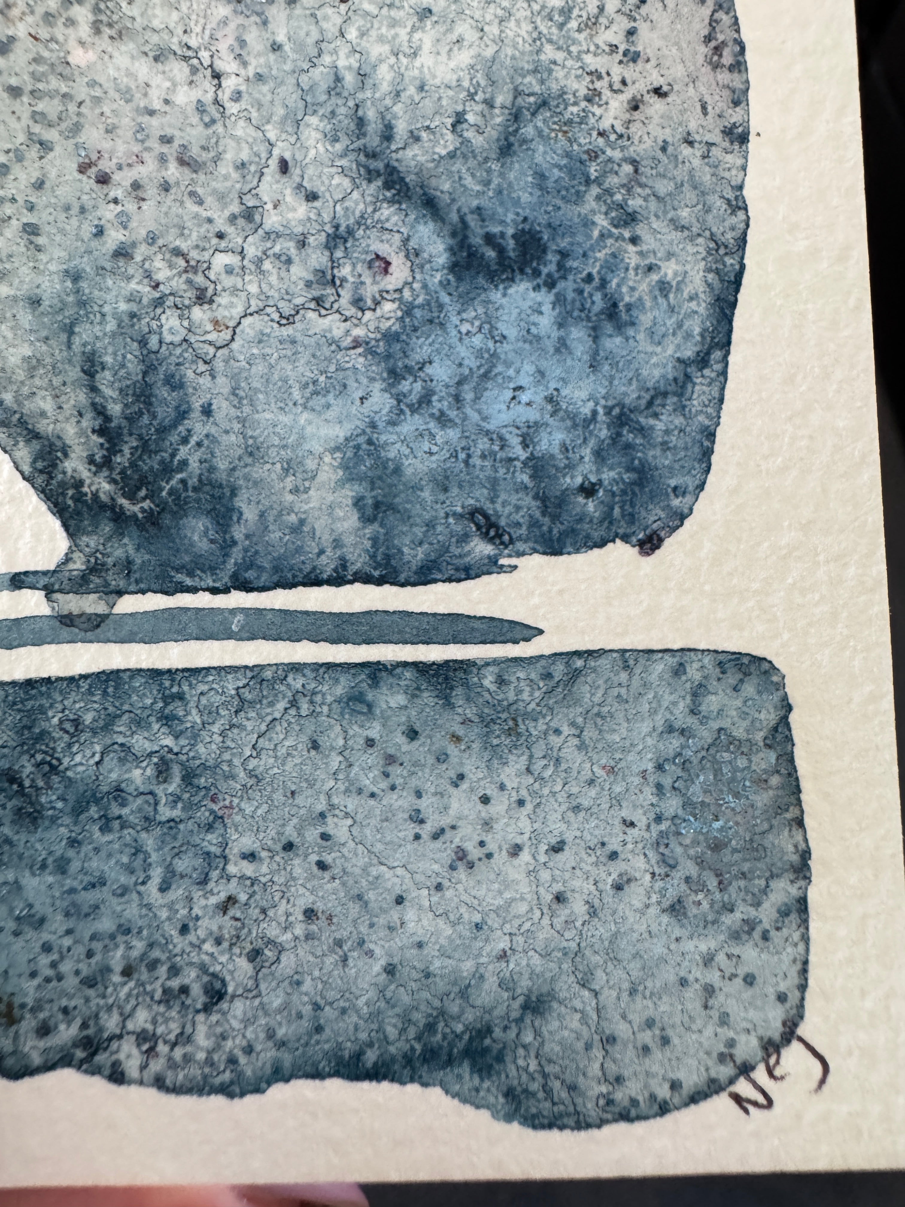 ACEO Original Watercolour on Paper - Held Apart