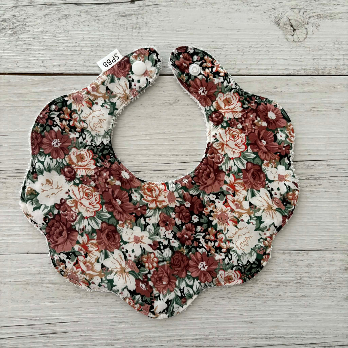 Baby Cardigan, Shorts, Scalloped Bib & Burp Cloth