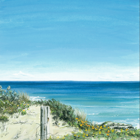 Wall Art - A4 Print - Sorrento Yellow Flowers