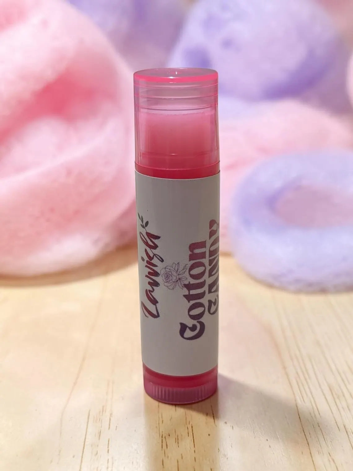 Cotton Candy Lip Balm • Vitamin E Enriched Moisturizing Lip Care